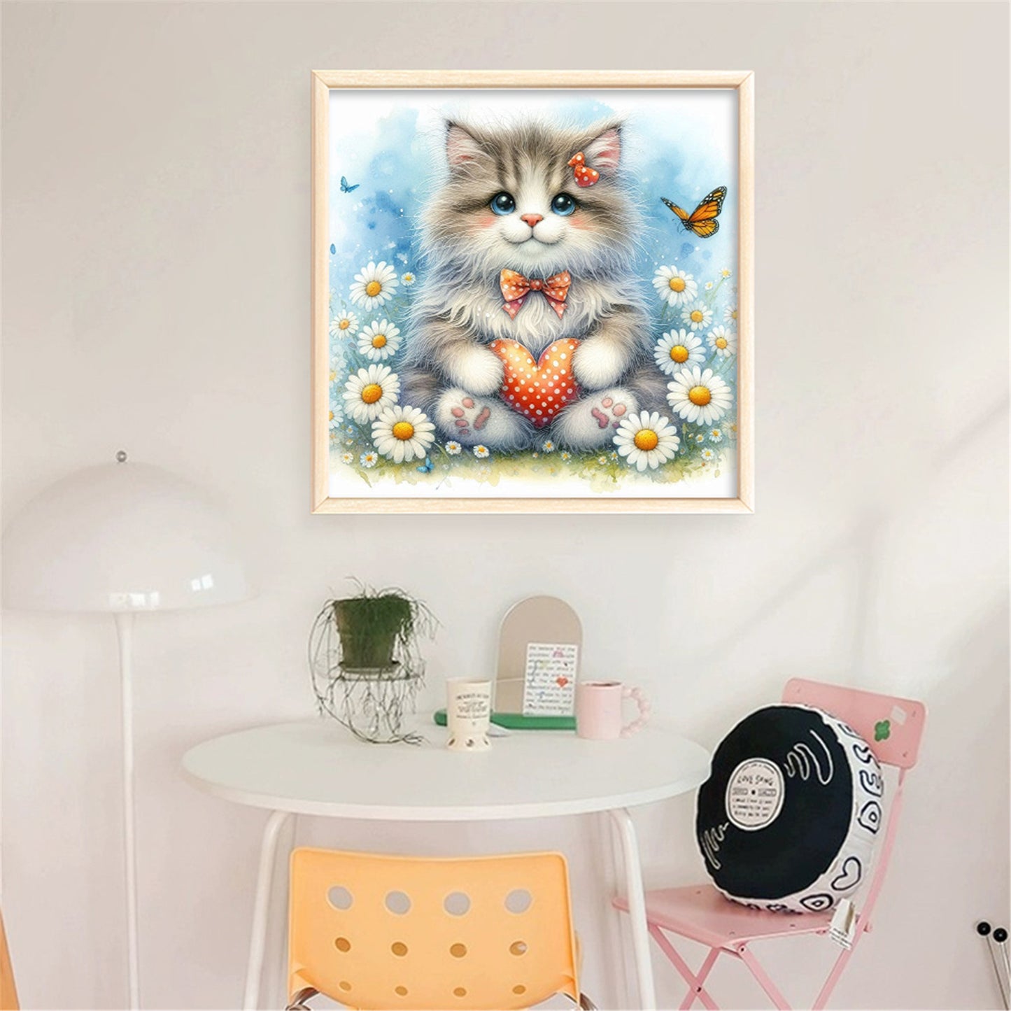 Daisy Flowers - 11CT Stamped Cross Stitch 40*40CM