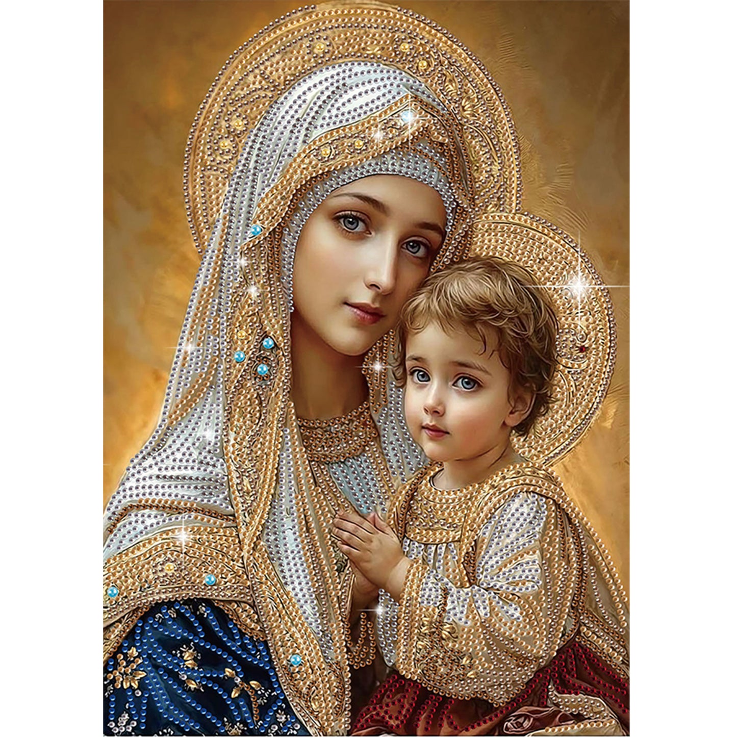 Religious Madonna - Special Shaped Drill Diamond Painting 30*40CM