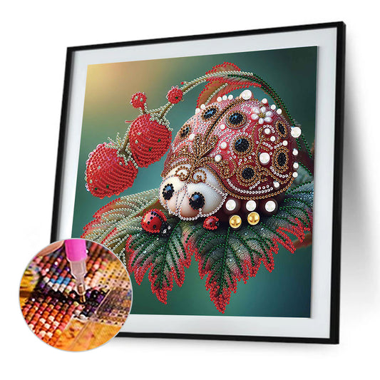 Ladybug - Special Shaped Drill Diamond Painting 30*30CM