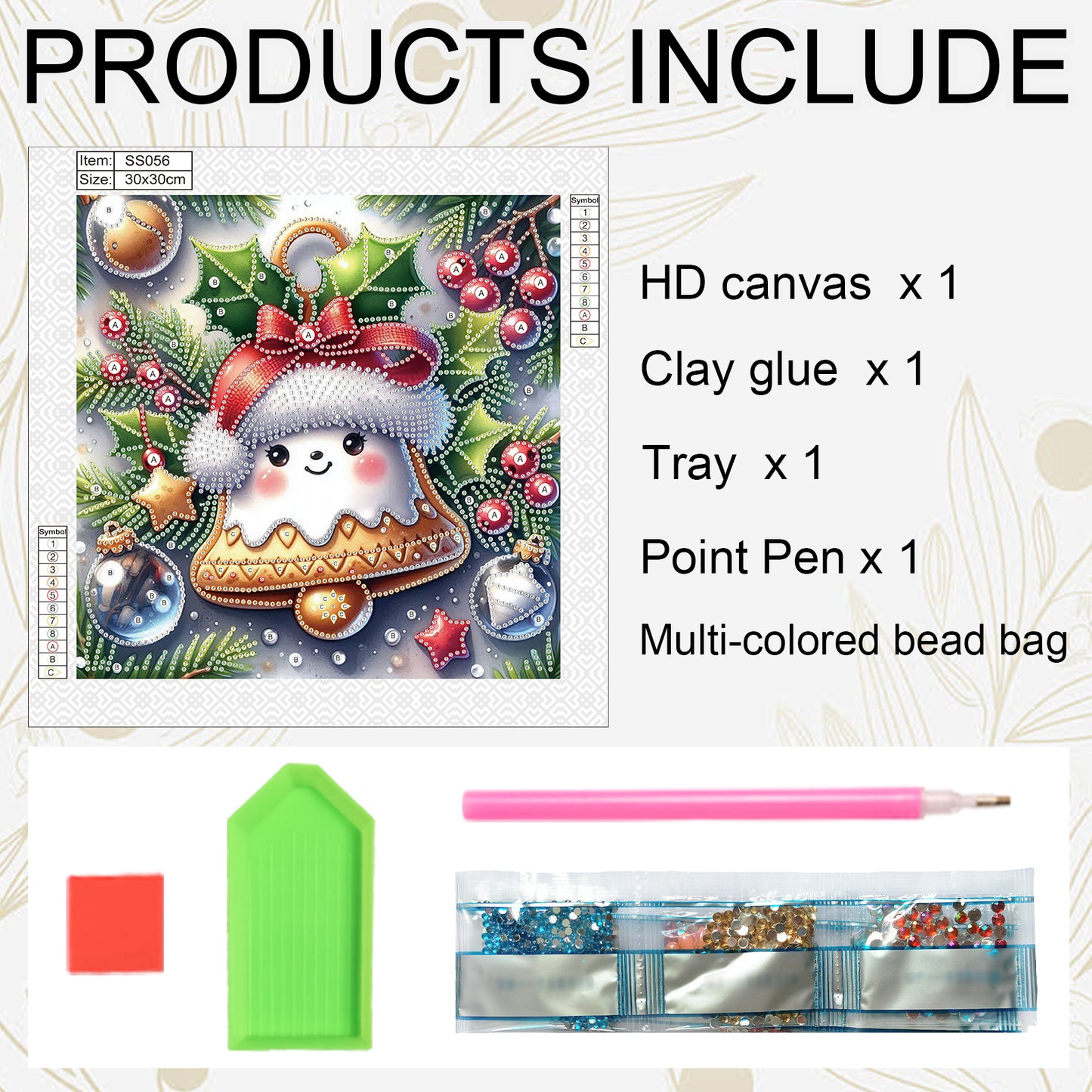 Jingle Bells - Special Shaped Drill Diamond Painting 30*30CM