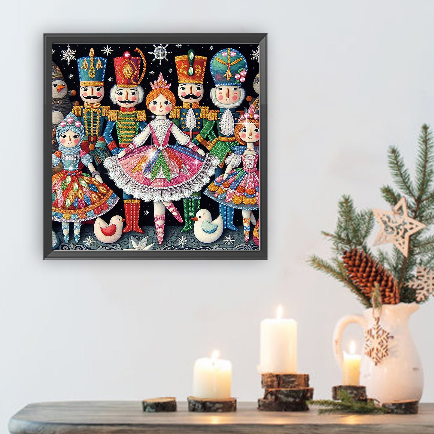 Christmas Nutcracker - Special Shaped Drill Diamond Painting 30*30CM