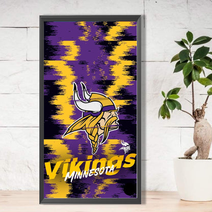 Minnesota Vikings - Full Round Drill Diamond Painting 30*55CM