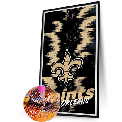 New Orleans Saints - Full Round Drill Diamond Painting 30*55CM