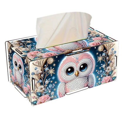 Wooden Diamond Painting Tissue Box for Home and Office Decoration (CZH006)