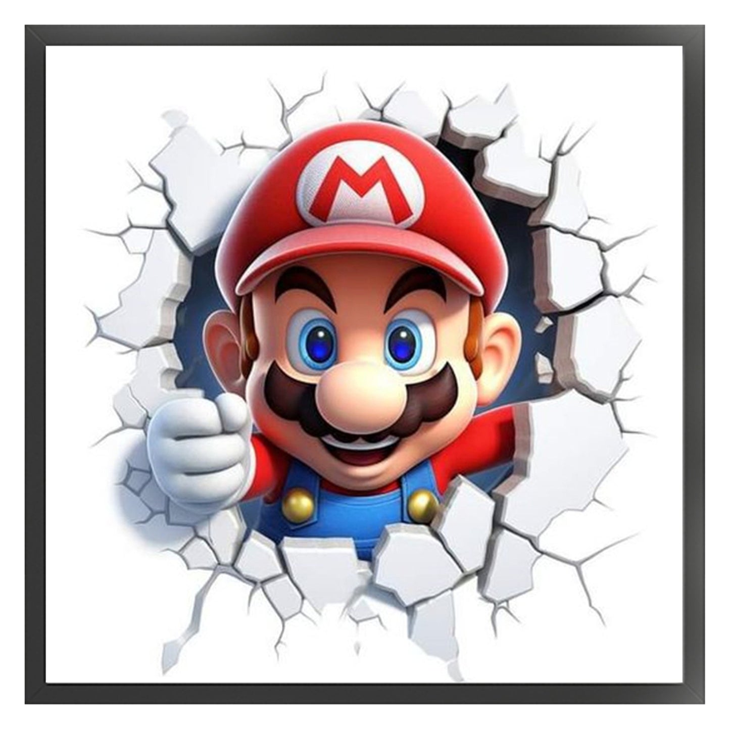 Winter Mario - 11CT Stamped Cross Stitch 40*40CM