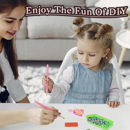 12 Pairs Plant Diamond Painting Earrings DIY Diamond Art Earrings for Adults