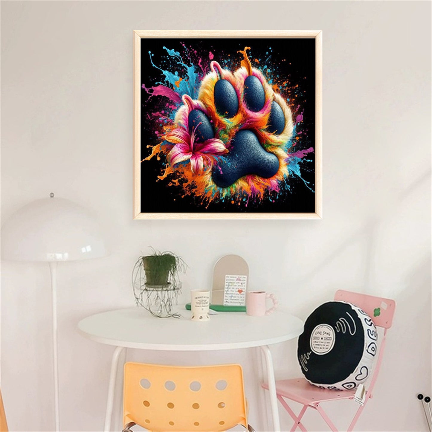 Cat'S Paw - 11CT Stamped Cross Stitch 40*40CM