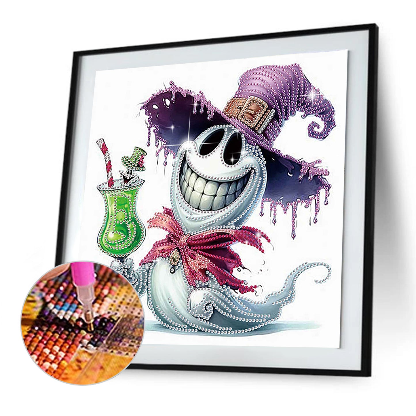 Halloween Ghost - Special Shaped Drill Diamond Painting 30*30CM