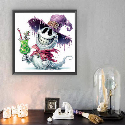 Halloween Ghost - Special Shaped Drill Diamond Painting 30*30CM