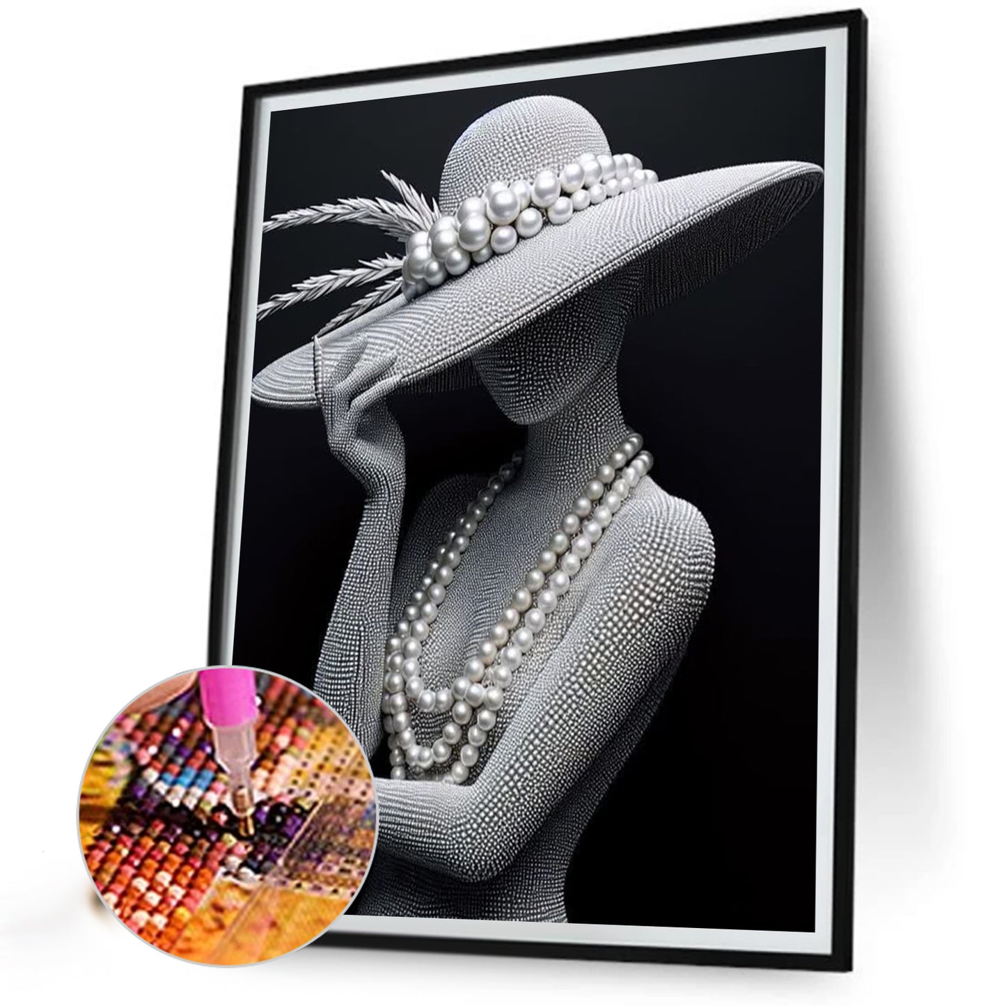 Modern Girl - Full Round Drill Diamond Painting 40*50CM