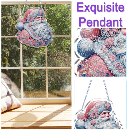 Xmas 5D DIY Special Shape Partial Drill Dimond Paintings Wall Decor 23.5x
