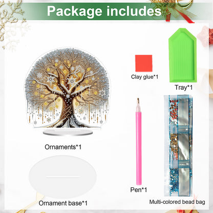 2D Flat Tree of Life Print DIY 5D DIY Diamond Art Ornaments for Home Decor