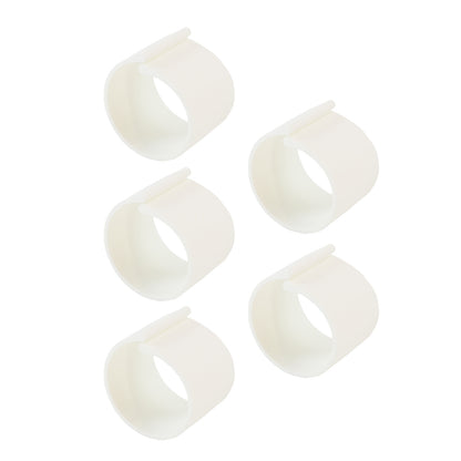 Diamond Painting Canvas Roll Holder for Diamond Art Fabric Crafts (5pcs S White)