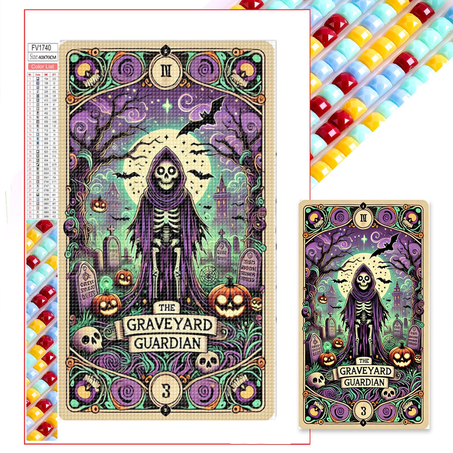 Halloween - Full Square Drill Diamond Painting 40*70CM