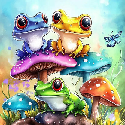 Frog - Full Round Drill Diamond Painting 30*30CM