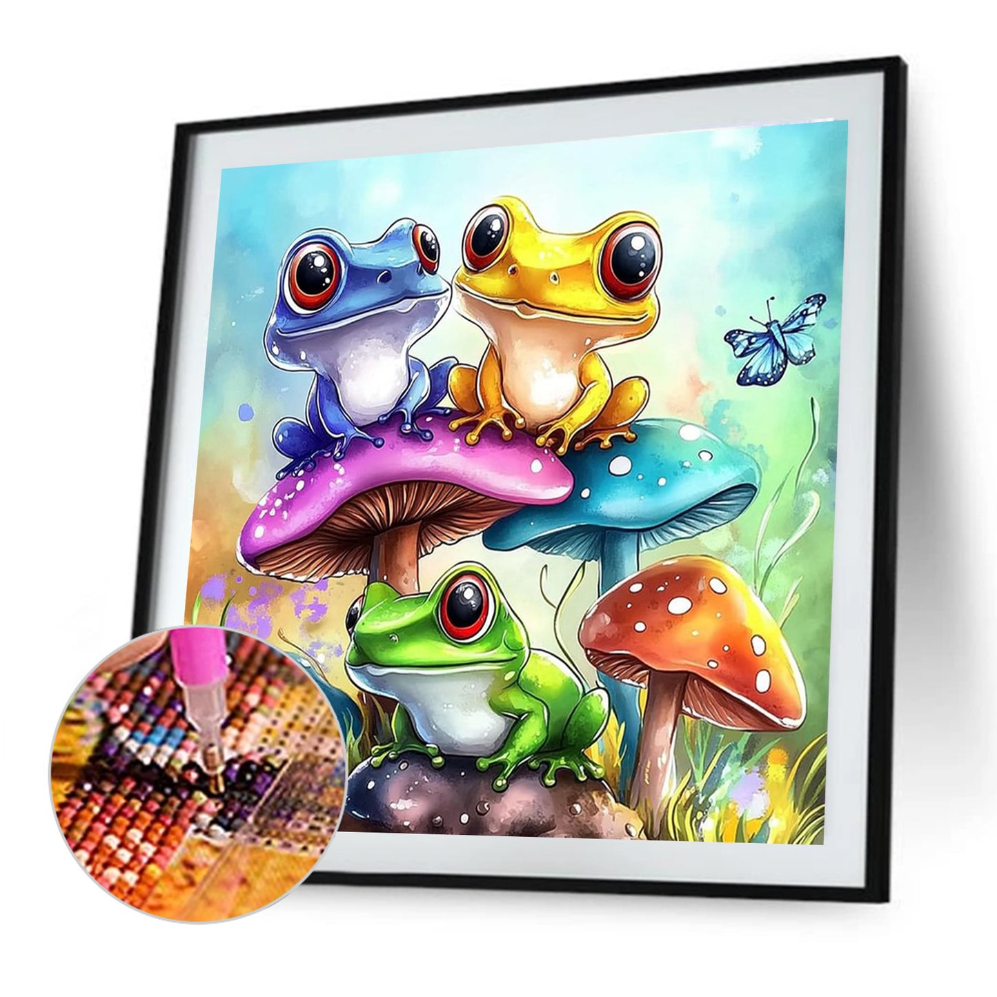 Frog - Full Round Drill Diamond Painting 30*30CM