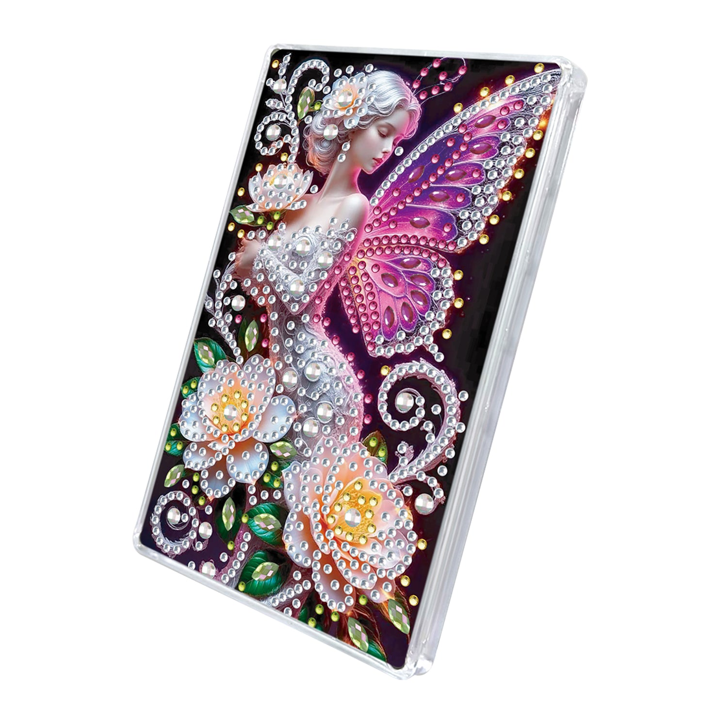 2pcs DIY 5D Diamond Painting Acrylic Jewelry Box Kit Gift for Adults (Girls)