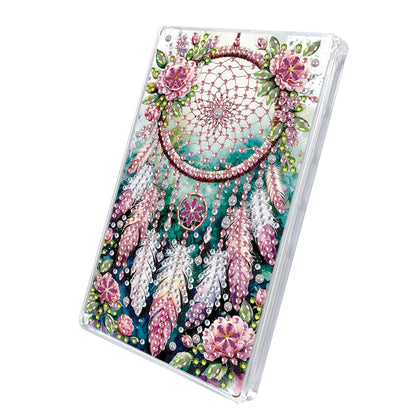 2pcs DIY 5D Diamond Painting Acrylic Jewelry Box Kit Gift for Adult (Dreamcatch)