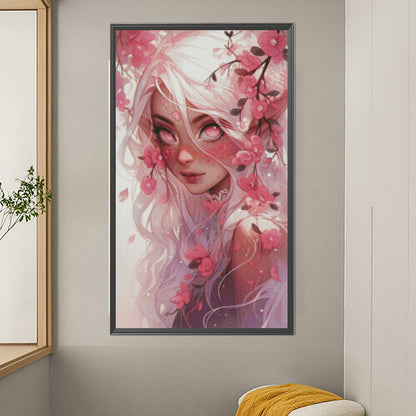Girl - Partial AB Full Round Drill Diamond Painting 40*70CM