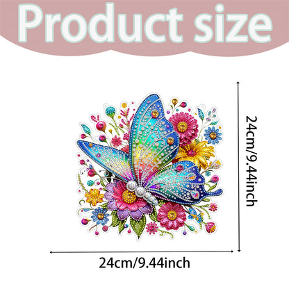 2D Flat DIY Hanging Diamond Art Kits DIY Home Decor Hanging Charm (Butterfly)