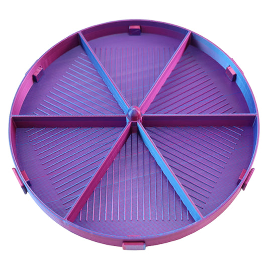 Beads Sorting Storage Tray Fully Enclosed Diamond Painting Tools (Blue Purple)