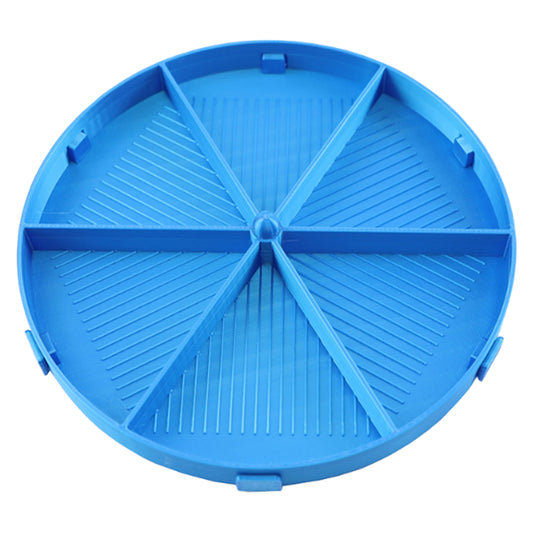 Beads Sorting Storage Tray Fully Enclosed Round Diamond Painting Tools (Blue)