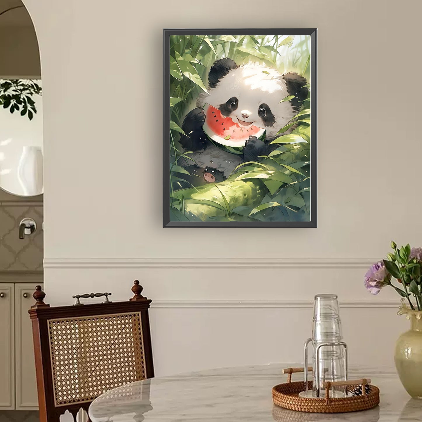 Panda - Full Round Drill Diamond Painting 30*40CM