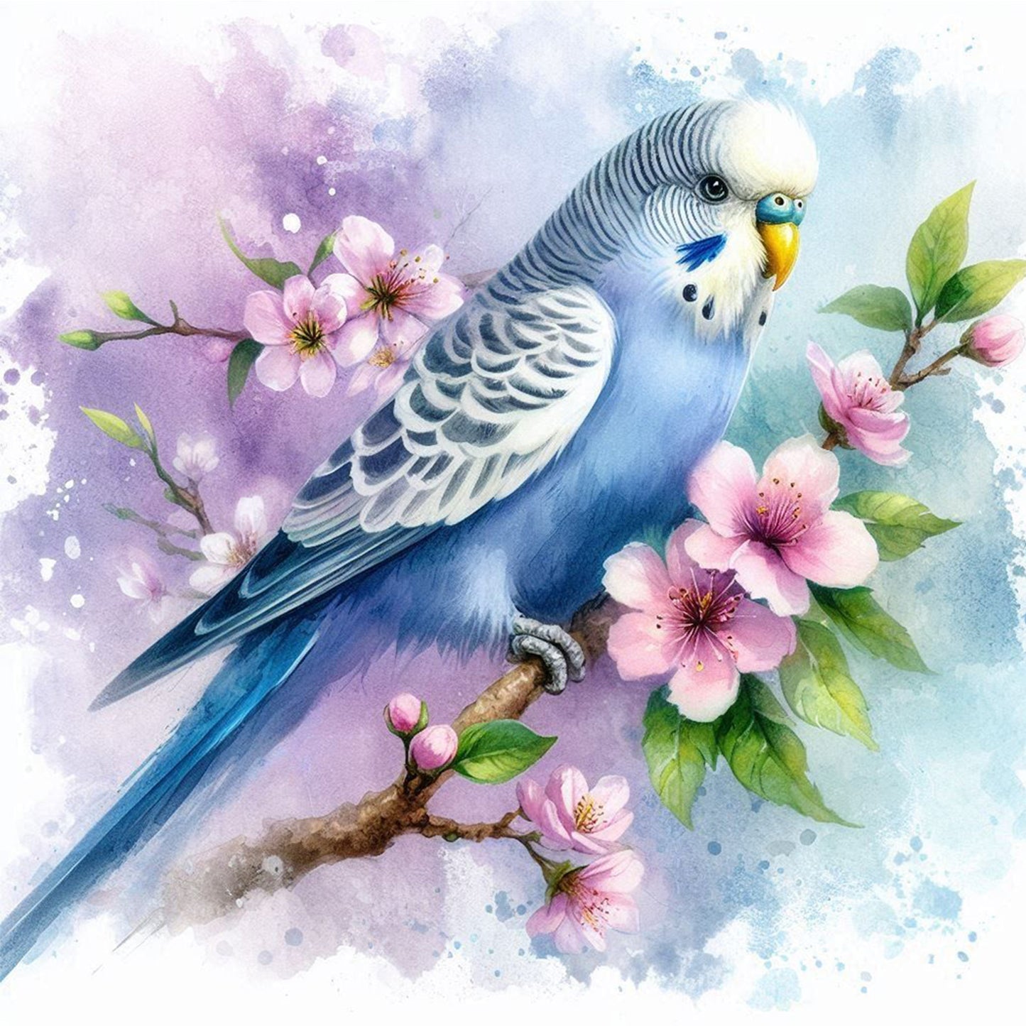 Flowers And Birds - Full Round Drill Diamond Painting 30*30CM