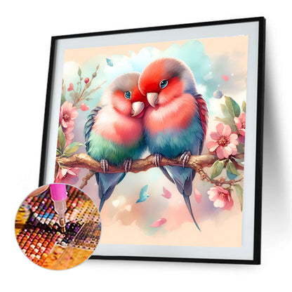 Flowers And Birds - Full Round Drill Diamond Painting 30*30CM