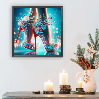 Dream High Heels - Special Shaped Drill Diamond Painting 30*30CM