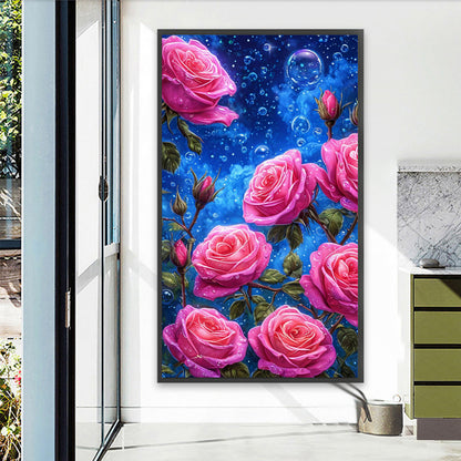 Rose - Full Square Drill Diamond Painting 40*70CM
