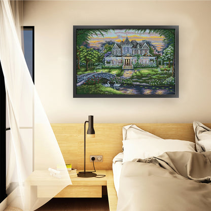 Estate - 14CT Stamped Cross Stitch 78*54CM (Joy Sunday)