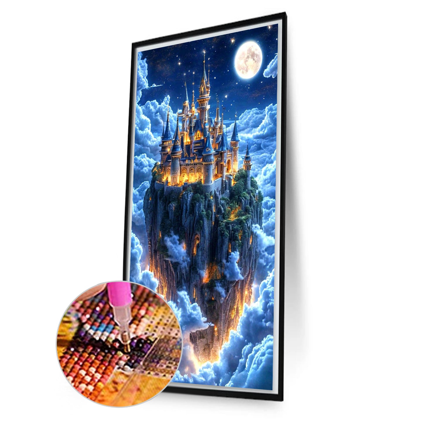 Castle - Full Round Drill Diamond Painting 40*70CM