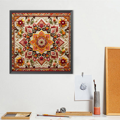 Floral Datura - Full Round Drill Diamond Painting 40*40CM