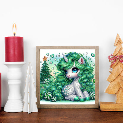 Unicorn - Special Shaped Drill Diamond Painting 30*30CM