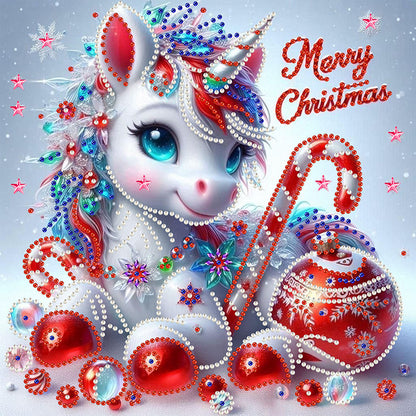 Unicorn - Special Shaped Drill Diamond Painting 30*30CM