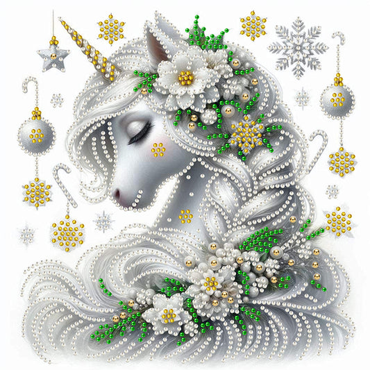 Unicorn - Special Shaped Drill Diamond Painting 30*30CM