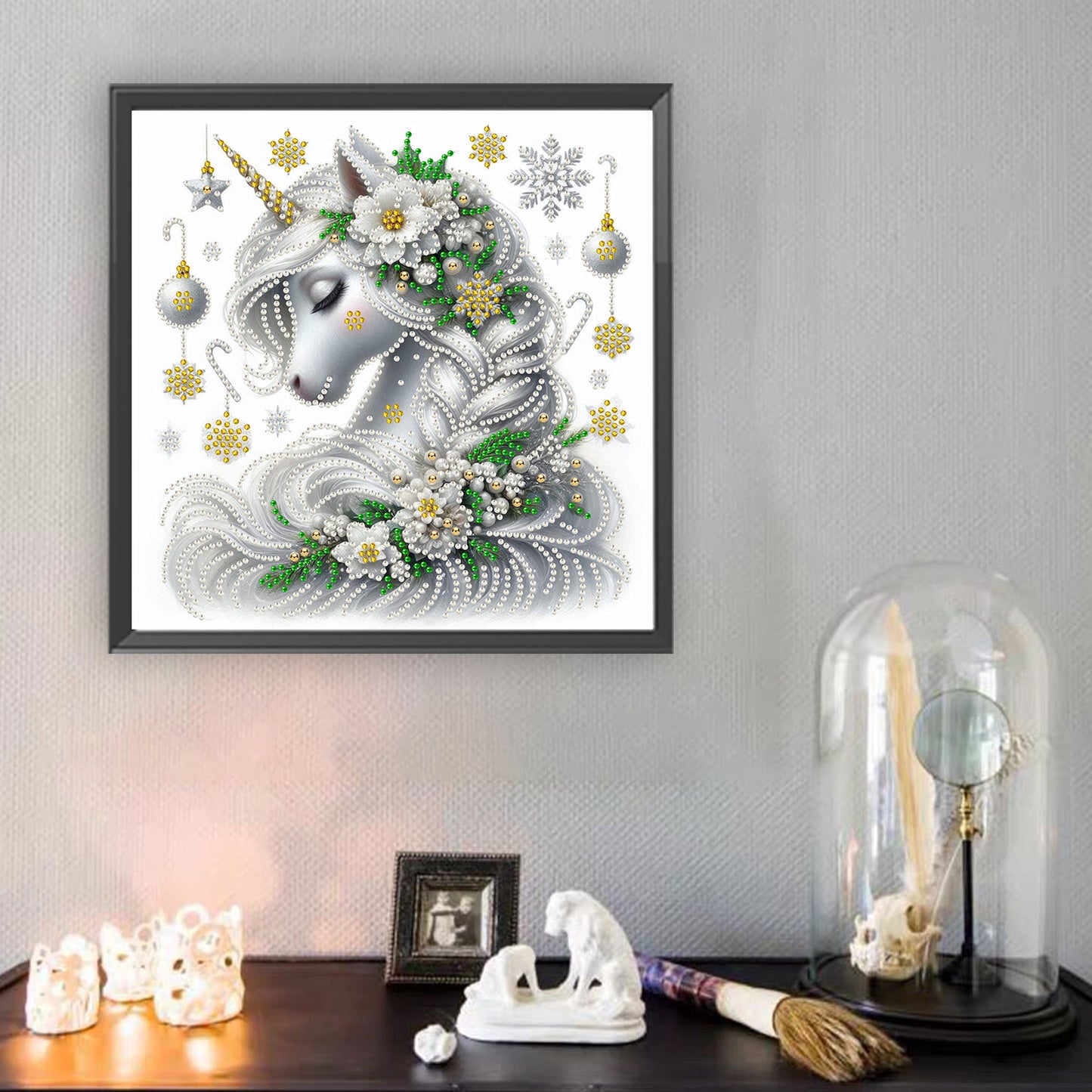 Unicorn - Special Shaped Drill Diamond Painting 30*30CM