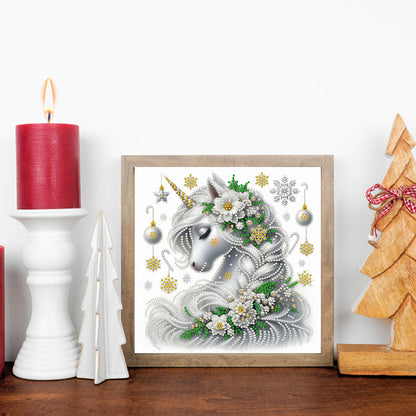 Unicorn - Special Shaped Drill Diamond Painting 30*30CM