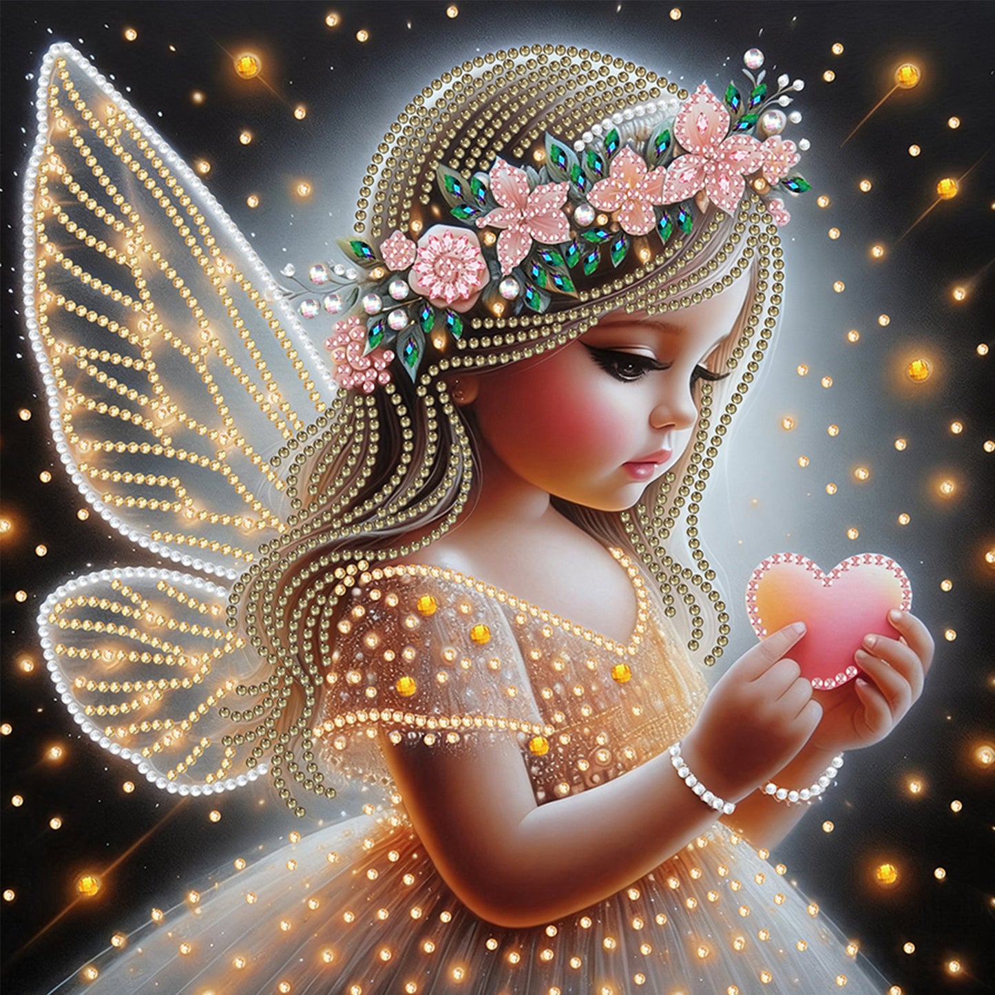 Elf Girl - Special Shaped Drill Diamond Painting 30*30CM