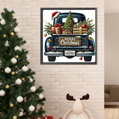 Christmas Carts - Full Round Drill Diamond Painting 40*40CM