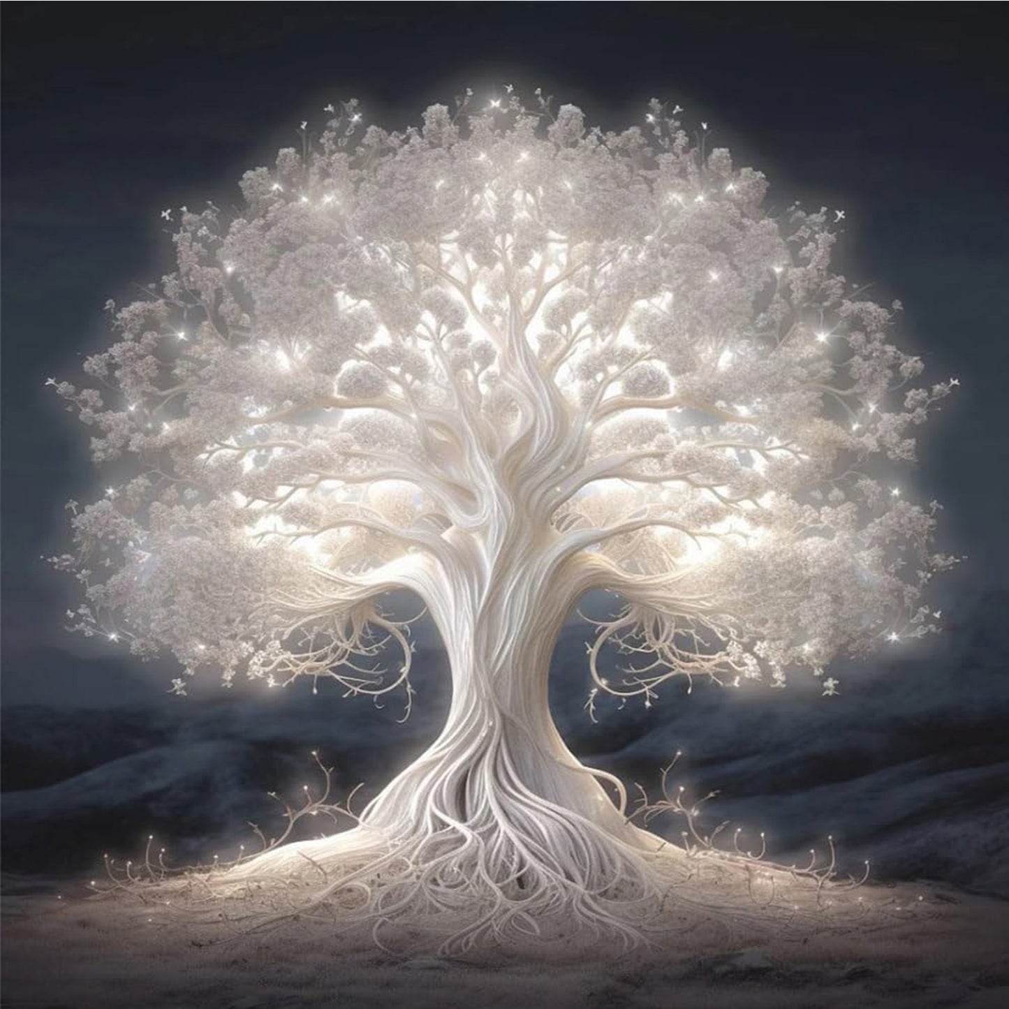Trees - Full Round Drill Diamond Painting 30*30CM