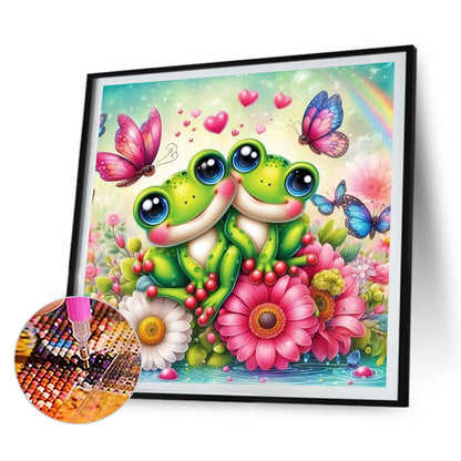 Frogs And Turtles - Full Round Drill Diamond Painting 30*30CM