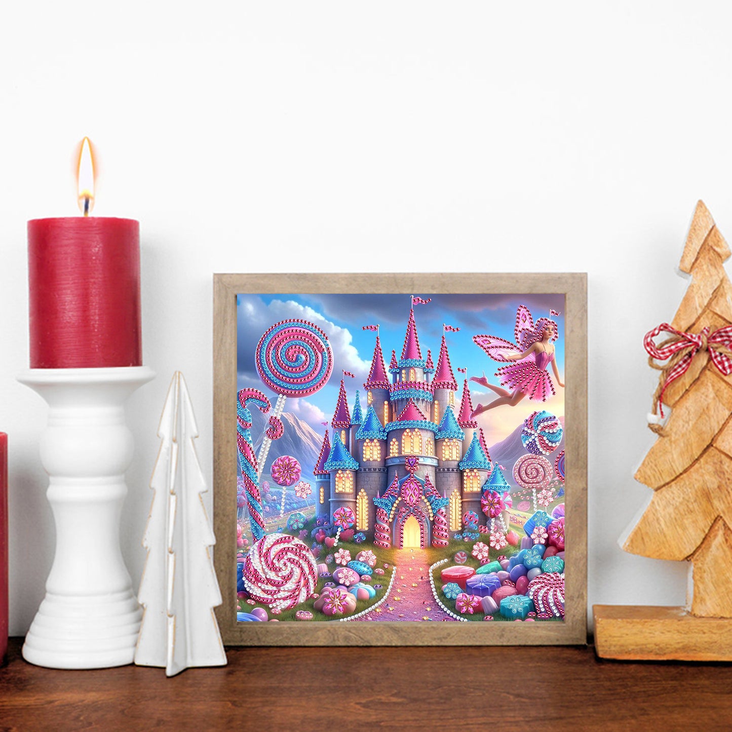 Houses And Castles - Special Shaped Drill Diamond Painting 30*30CM