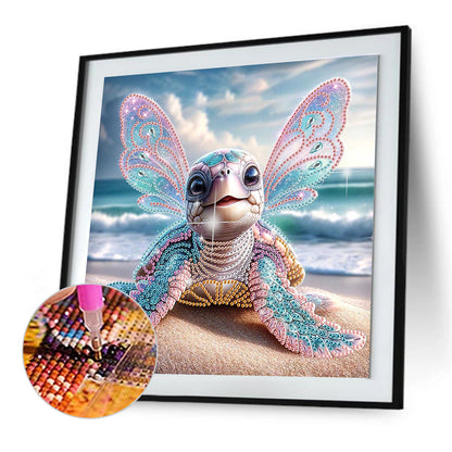 Sea Turtle - Special Shaped Drill Diamond Painting 30*30CM