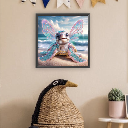 Sea Turtle - Special Shaped Drill Diamond Painting 30*30CM
