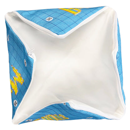 Cat 11CT DIY Stamped Cross Stitch Pillow Kit 45x45cm for Adults Home Decor (H)