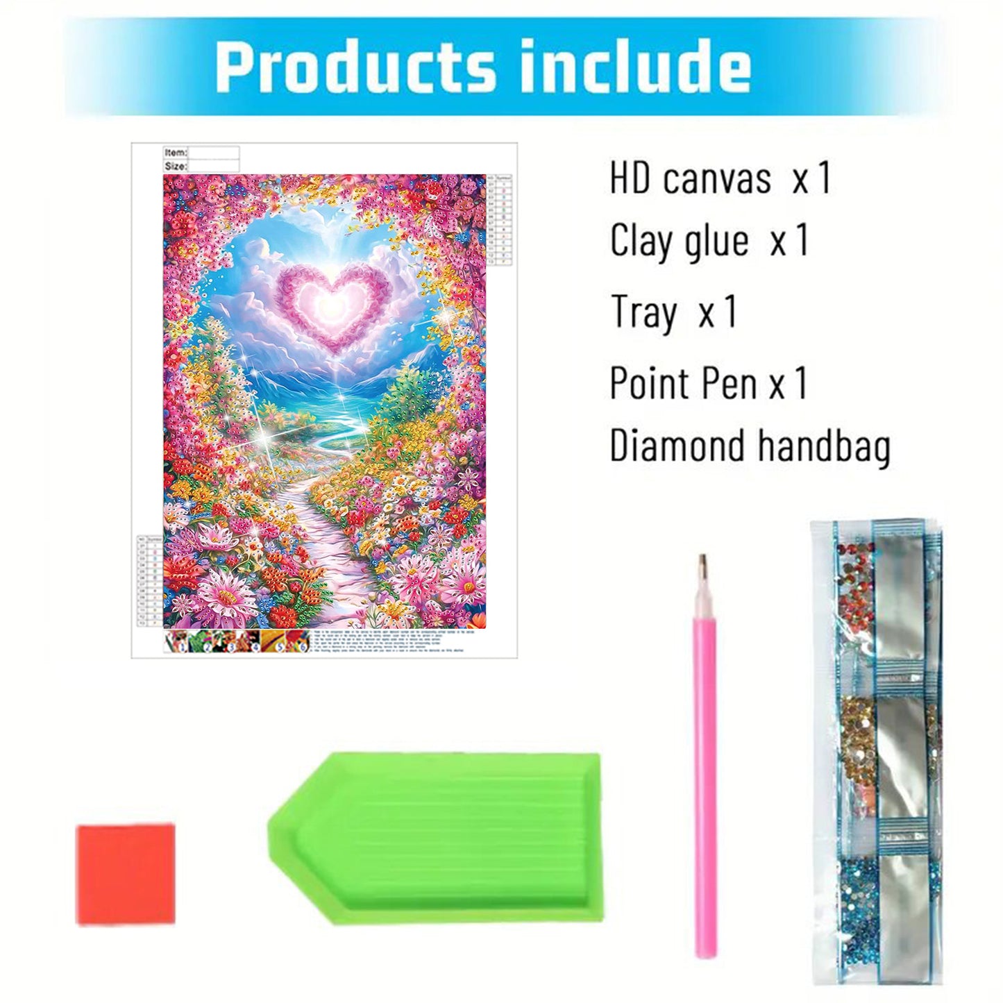 Flower Path - Special Shaped Drill Diamond Painting 30*40CM
