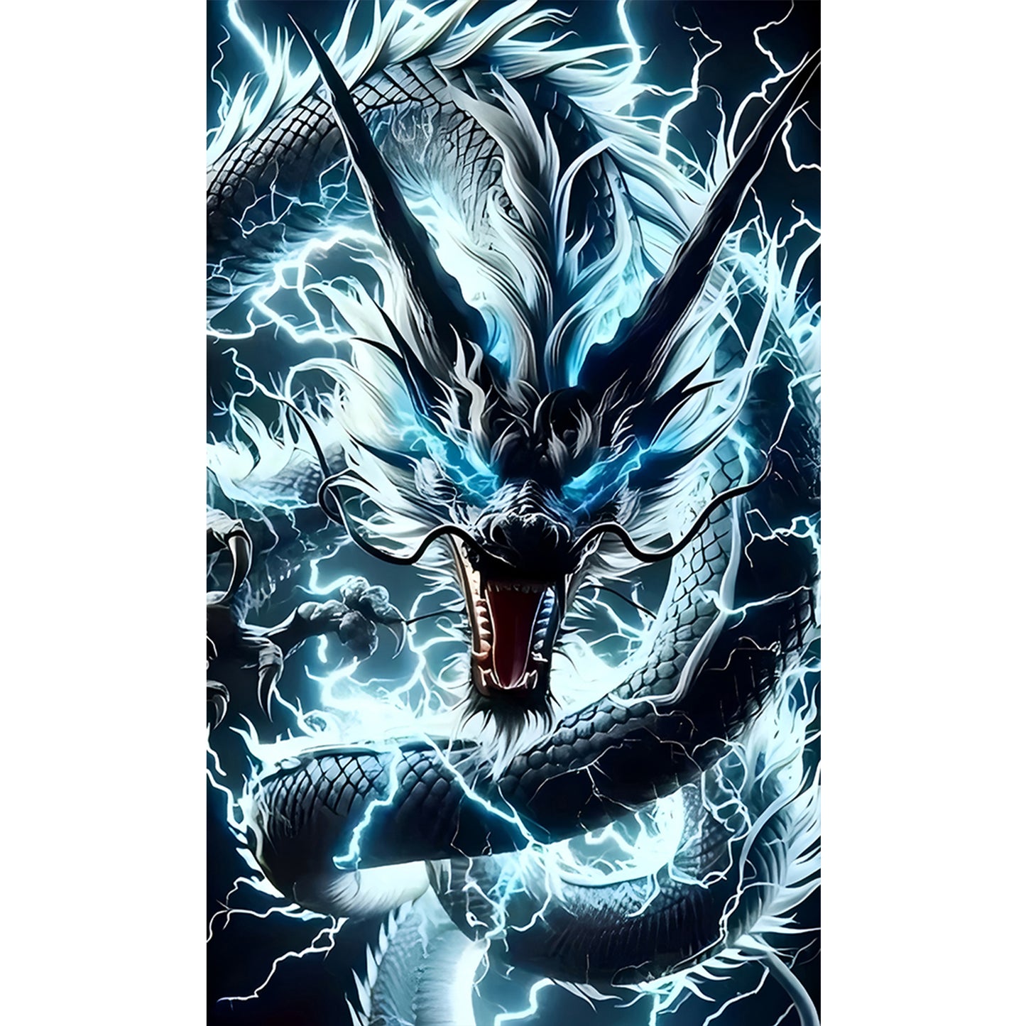 Dragon - Full Round Drill Diamond Painting 30*50CM
