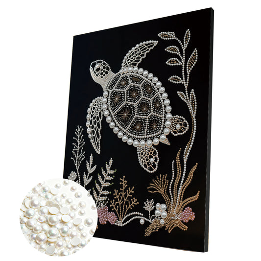 Sea Turtles - DIY Pearl Gem Art Diamond Painting Kits With Framefor Home Decor -30x40cm